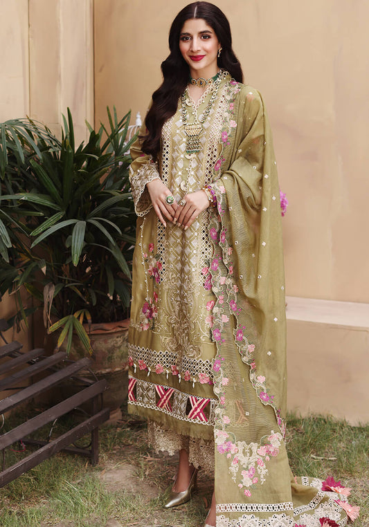 ELF-3B Vendela | Elaf Luxury Festive Lawn Collection 2022 | Unstitched Embroidered Lawn Suits
