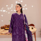 Purple Aura| Farasha Mehak Festive Lawn SS 23 | Unstitched Embroidered Collection