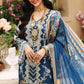 ELF-9B Azurite | Elaf Luxury Festive Lawn Collection 2022 | Unstitched Embroidered Lawn Suits