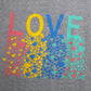 Love T-Shirt For Girls - Grey | Bachaa Party Baby Clothes Girls Tops & T-Shirts