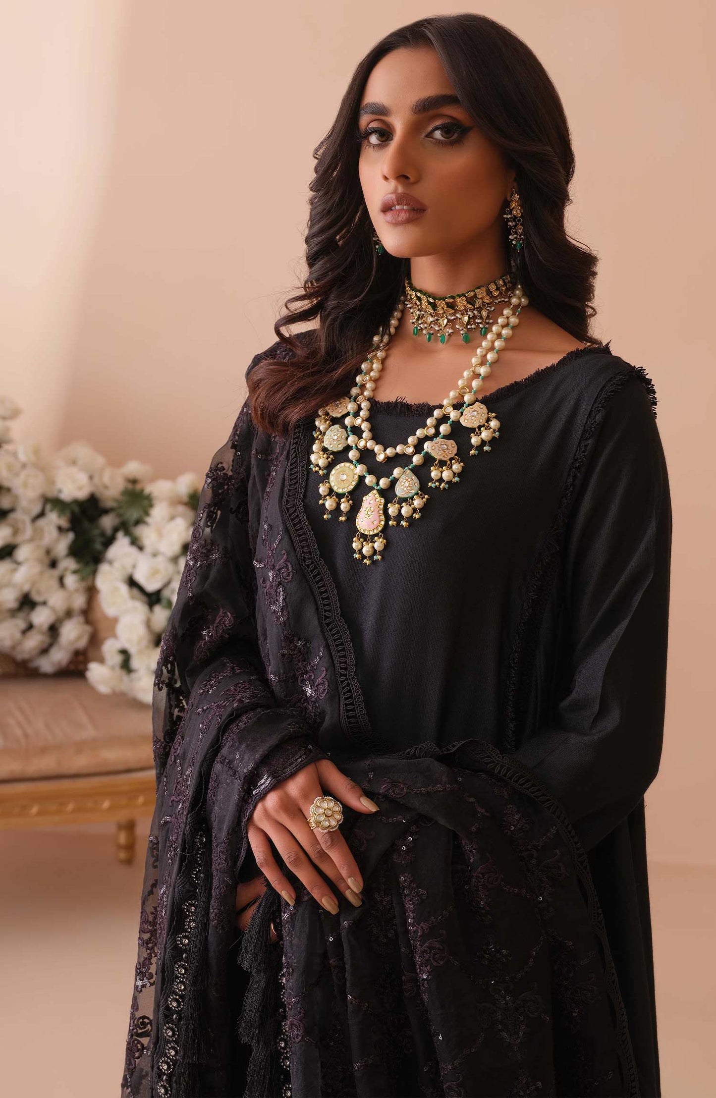 OLIVE (MLRF - 001) |  Maryum N Maria Luxury Pret Eid Edit 2022 | Stitched Ready to Wear Suits