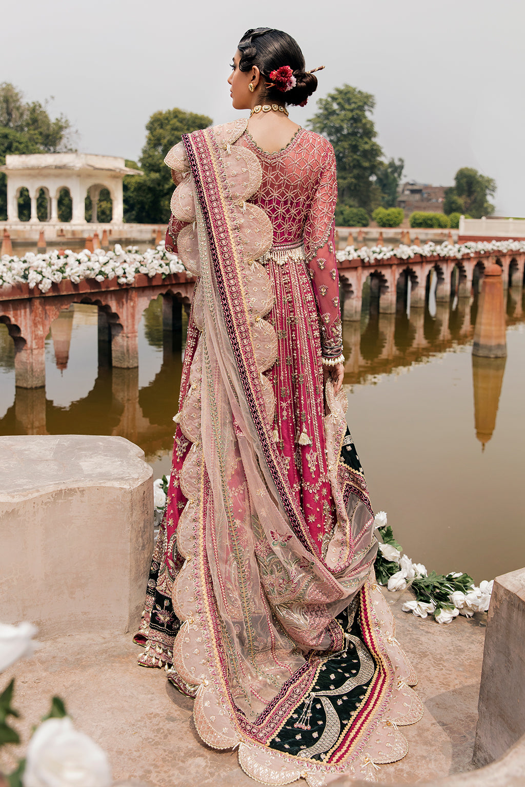 Jabeen | Afrozeh Brides Collection 2022 | Stitched Unstitched Embroidered Net Bridal Suit