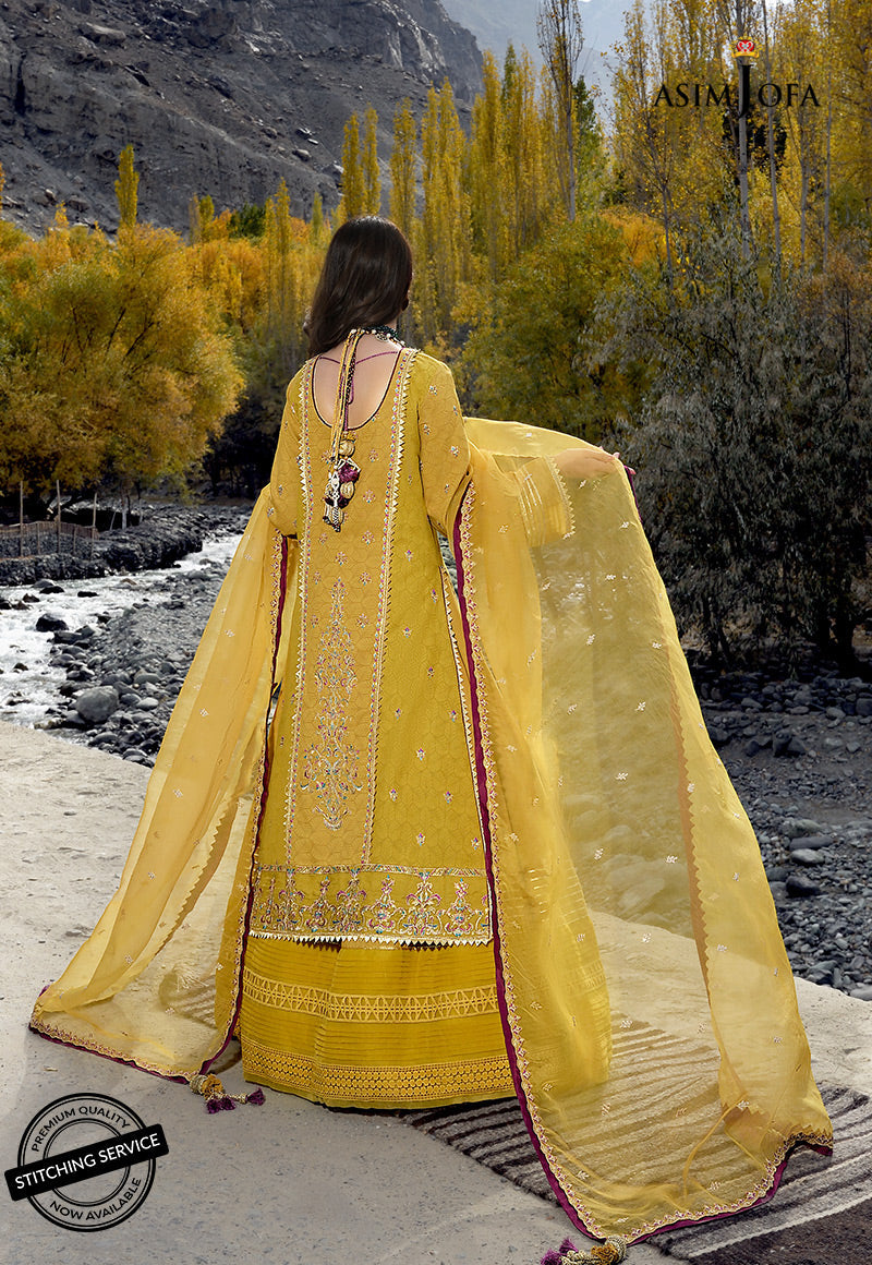 AJSL-3 | Asim Jofa Shehr-e-Yaar Luxury Lawn Collection 2022 | Unstitched Embroidered Lawn Suits