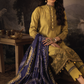 ILC-01 RAUHAH-3PC | Iznik Zarafshan Linen Collection 2021 | Unstitched Embroidered Linen Organza Suits