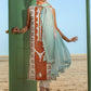 Stories of Santorini - 1A - Mandarin | Crimson Serendipity Luxury Lawn Collection 2022