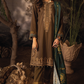 ILC-03 LAYINA- 3PC | Iznik Zarafshan Linen Collection 2021 | Unstitched Embroidered Linen Organza Suits
