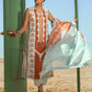 Stories of Santorini - 1A - Mandarin | Crimson Serendipity Luxury Lawn Collection 2022