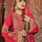 BD 2302 Aqua and Salmon Pink | Maria B Mbroidered Winter Wedding Collection 2021 | Unstitched Embroidered Suits