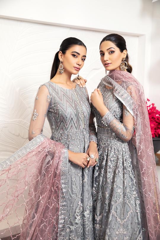 Bella Rose | Alizeh Royale De Luxe Collection | Unstitched Embroidered Chiffon Suits