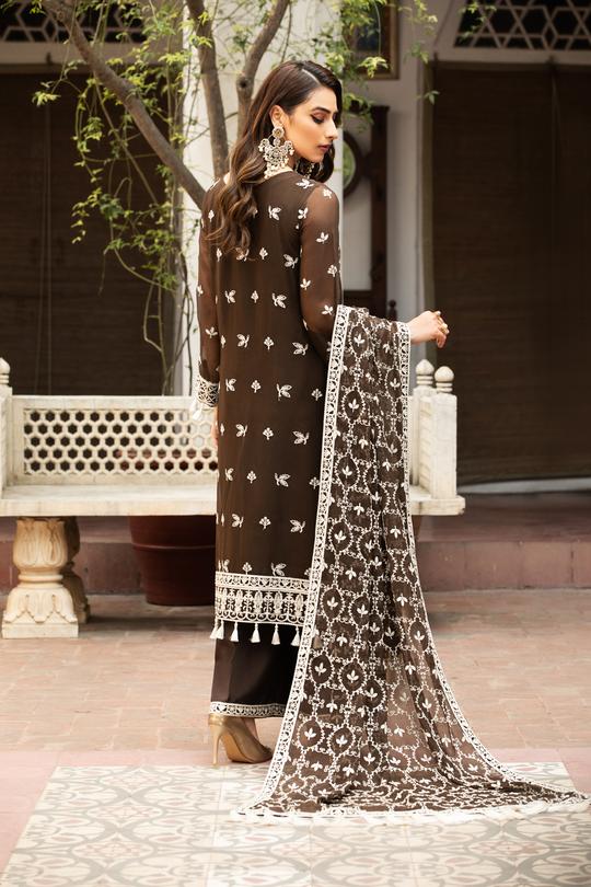 Naqsh | Alizeh Embroidered Chiffon Festive Collection Shahtaj | Unstitched Embroidered Chiffon Suits