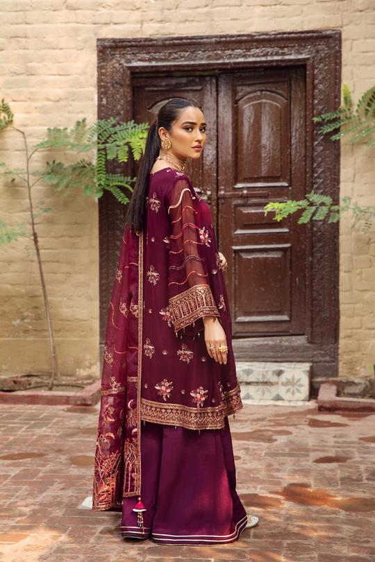 Singhaar | Alizeh Embroidered Chiffon Festive Collection Shahtaj | Unstitched Embroidered Chiffon Suits