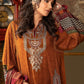 DL-908-Rust | Maria B Winter Linen Unstitched Collection 2021 | Unstitched Embroidered Linen Suits