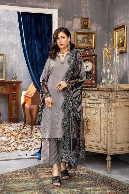 CKR-007 | Charizma Viscose Karandi Collection Winter Volume 1 2021-2022 | Unstitched Embroidered Viscose Karandi Suits