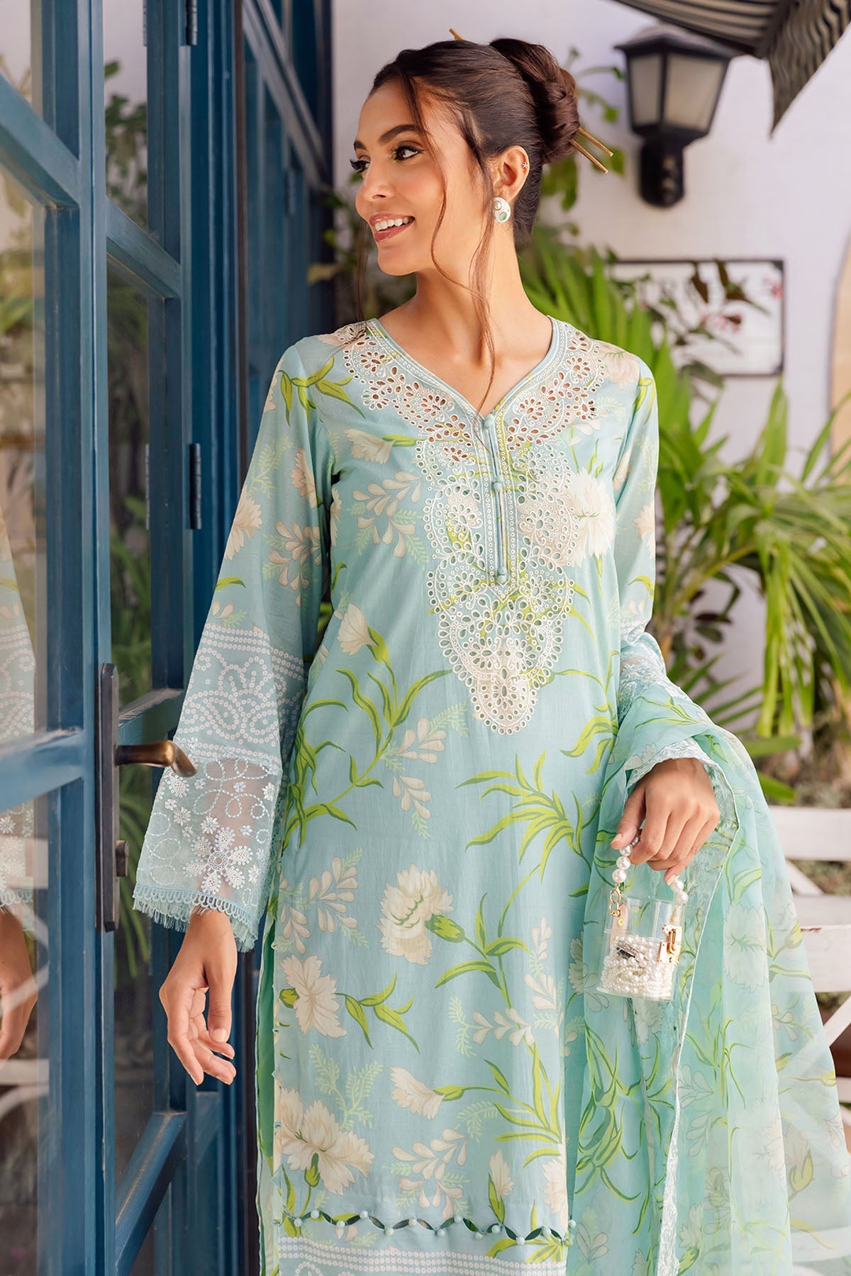 GL-05V | NUREH Women Unstitched Collection2023