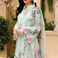 ELF-2 Aqua | Elaf Luxury Festive Lawn Collection 2022 | Unstitched Embroidered Lawn Suits