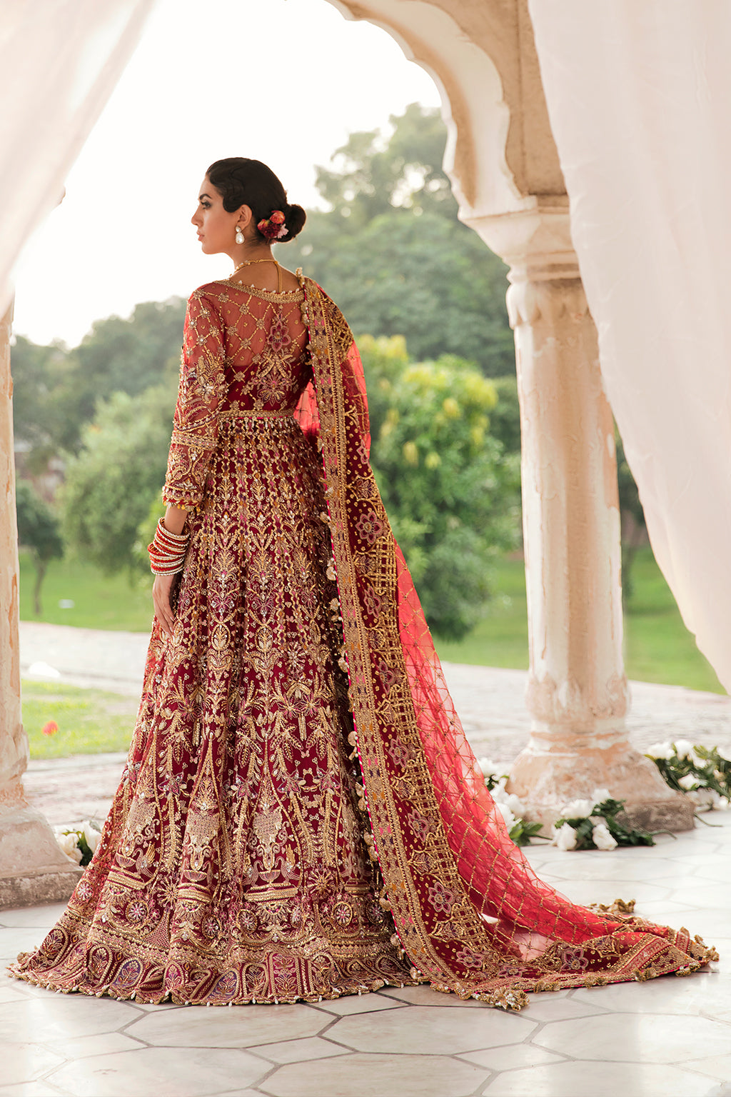 Mahjabeen | Afrozeh Brides Collection 2022 | Stitched Unstitched Embroidered Net Bridal Suit