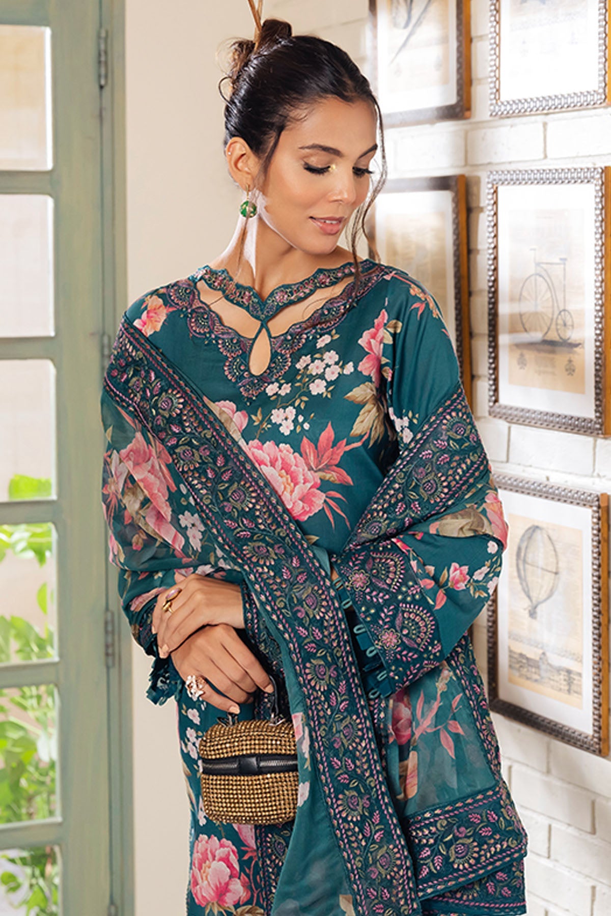 GL-06 | NUREH Women Unstitched Collection2023
