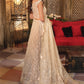 IMC-06 CANDLELIGHT- 3PC |  Iznik Meraki Luxury Chiffon Collection 2021 | Unstitched Embroidered Luxury Chiffon Suits