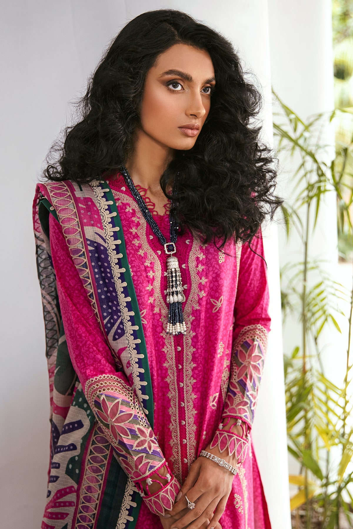 Bright Fuchsia  | Jazmin Iris Eid Lawn SS 2023
