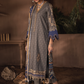 ILC-12 ANIZA -3PC | Iznik Zarafshan Linen Collection 2021 | Unstitched Embroidered Linen Organza Suits