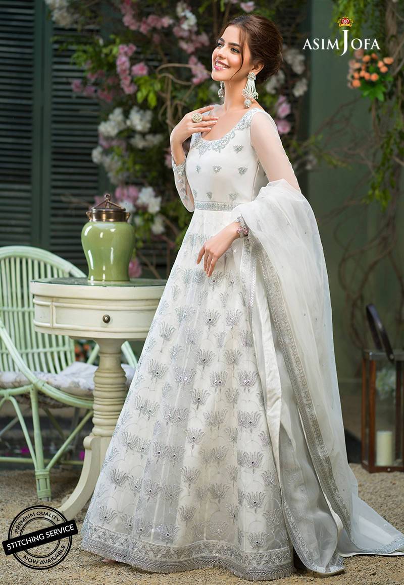 AJFC-49 | Asim Jofa Jashn Collection 2021 | Unstitched Organza Suit