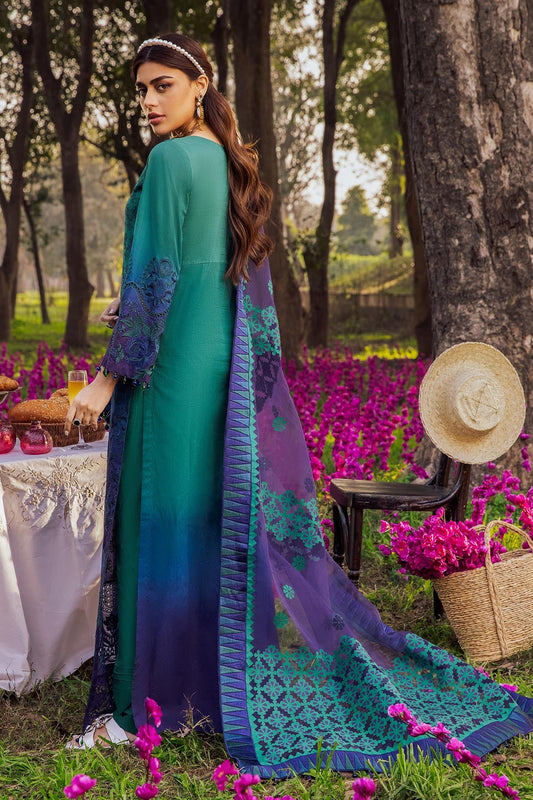 LYNA NI-31 | Nureh Blooming Summers Exclusive  Luxury Lawn Collection 2022 | Unstitched Embroidered Lawn Suits