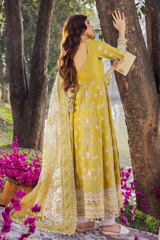 GOLDEN HOUR  NI-27 | Nureh Blooming Summers Exclusive  Luxury Lawn Collection 2022 | Unstitched Embroidered Lawn Suits