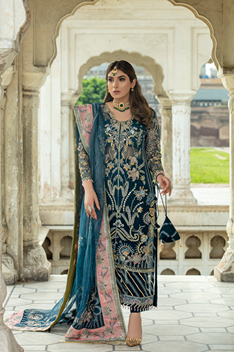 NIGAAR | AJR Couture Banno Ki Sahelian Collection | Unstitched Emroidered Hand Embellished Suits