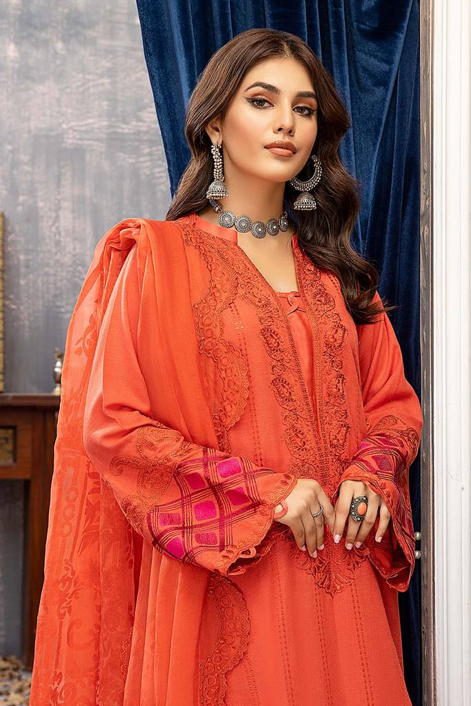 CKR-006 | Charizma Viscose Karandi Collection Winter Volume 1 2021-2022 | Unstitched Embroidered Viscose Karandi Suits