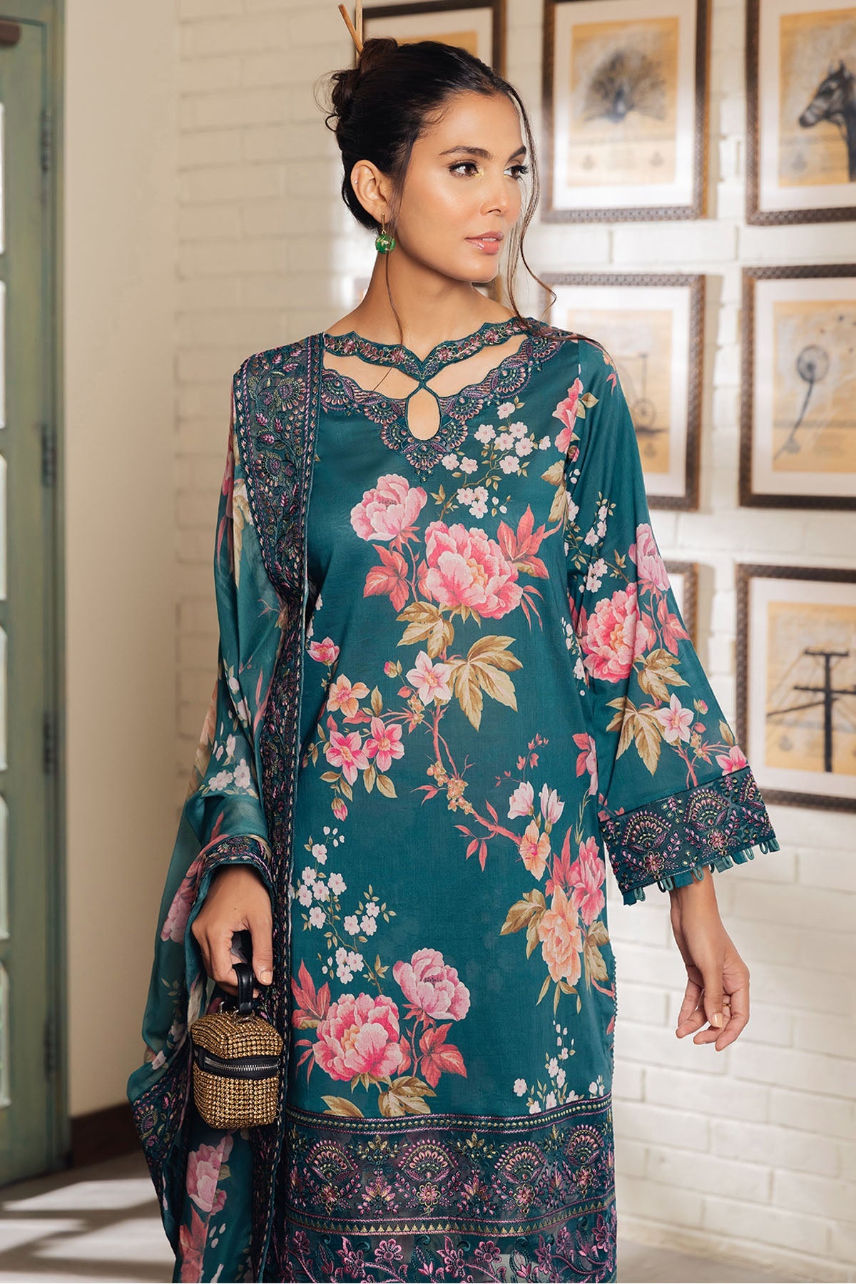 GL-06 | NUREH Women Unstitched Collection2023