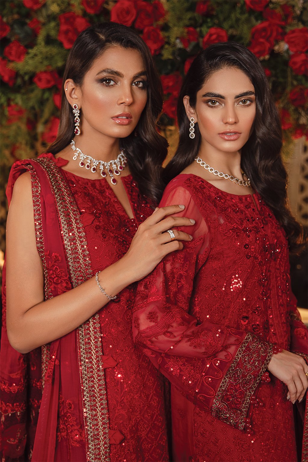 IMC-04 RHYTHM - 3PC |  Iznik Meraki Luxury Chiffon Collection 2021 | Unstitched Embroidered Luxury Chiffon Suits