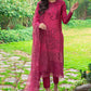 HIBISCUS MCP-06 | Mushq Summer Bloom Casual Pret ‘22 | Unstitched Embroidered Cotton Net Suits
