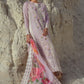 Chikkankari  Reinvented - 7A - Amethyst | Crimson Serendipity Luxury Lawn Collection 2022