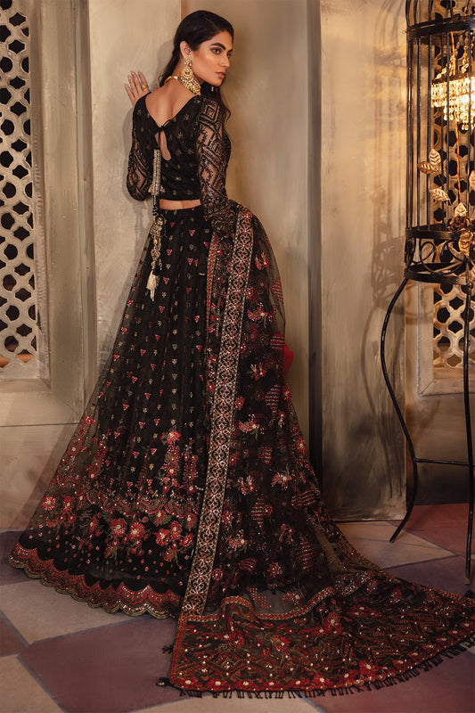 IMC-10 ROCOCO-3PC | Iznik Meraki Luxury Chiffon Collection 2021 | Unstitched Embroidered Luxury Chiffon Suits