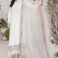 WHITE SAND MLE22-06 | Mushq Eid Pret Drop 2 | 3Pc Cotton Net Suit