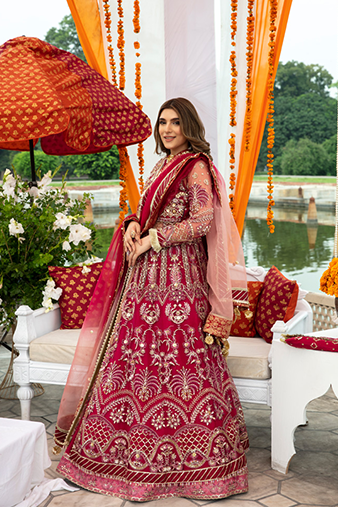 DEEWANGI | AJR Couture Banno Ki Sahelian Collection | Unstitched Emroidered Hand Embellished Suits