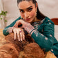 Teal Sage | Farasha Mehak Festive Lawn SS 23 | Unstitched Embroidered Collection