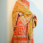 NAZIA HASSAN | MNR Zarlish Festive Unstitched Collection 2022 | Unstitched Embroidered Organza Suit