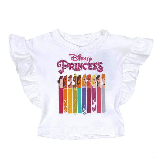 Infant Girls T-Shirts Princess - White | Bachaa Party Baby Clothes Girls Tops & T-Shirts