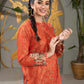 Jacquard Shirt-Embroidered (Unstitched) | Lime Light Women Eid Collection 2023