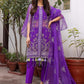 CHM-06 | Charizma Chimmer Chiffon Collection 2022 Vol 1 | Unstitched Embroidered Chiffon Suits