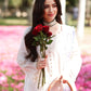 ECF-03 SNOW WHITE |  Elaf Premium festive Chikankari collection2023