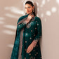 Teal Sage | Farasha Mehak Festive Lawn SS 23 | Unstitched Embroidered Collection
