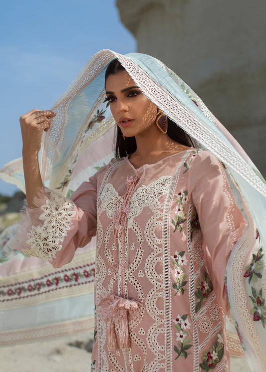 Sicilian Summer - 2B - Rose | Crimson Serendipity Luxury Lawn Collection 2022