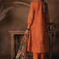 ILC-10 INARA -3PC | Iznik Zarafshan Linen Collection 2021 | Unstitched Embroidered Linen Organza Suits