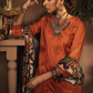 ILC-10 INARA -3PC | Iznik Zarafshan Linen Collection 2021 | Unstitched Embroidered Linen Organza Suits