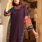 MPT 1213 B | Maria B MPrints Winter Collection 2021 | Unstitched Embroidered Karandi Suits