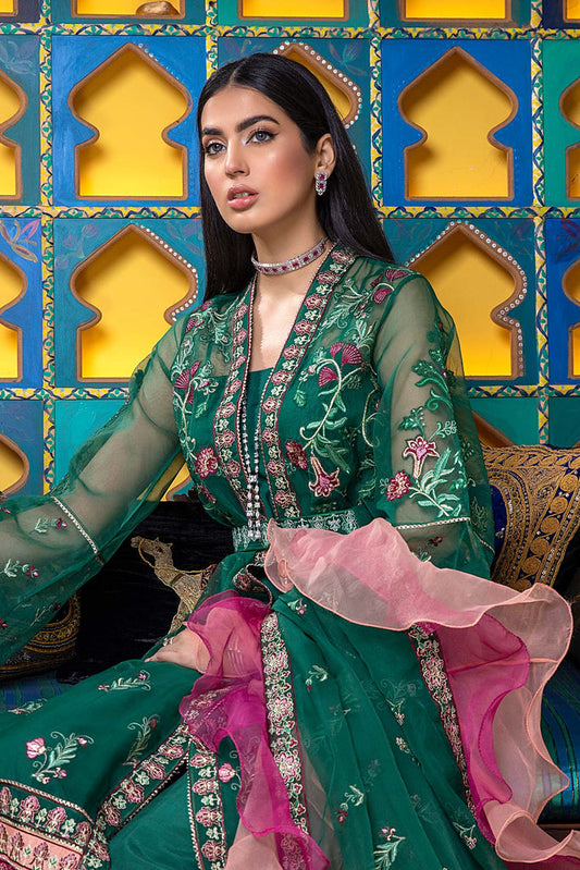 CHM-01 | Charizma Chimmer Chiffon Collection 2022 Vol 1 | Unstitched Embroidered Chiffon Suits