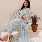 Ocean Dust| Farasha Mehak Festive Lawn SS 23 | Unstitched Embroidered Collection