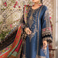 Midnight Blue (BD-2407) | Maria B Mbroidered Heritage Edition 2022 | Unstitched Embroidered Katan Suits